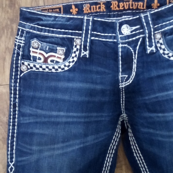 Rock Revival Women's Jeans Size 26 Skinny Venus 31 Inseam - Picture 3 of 10
